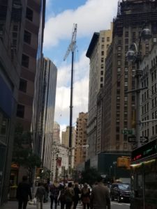 Crane Between Buildings