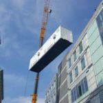 Crane Hoisting Container